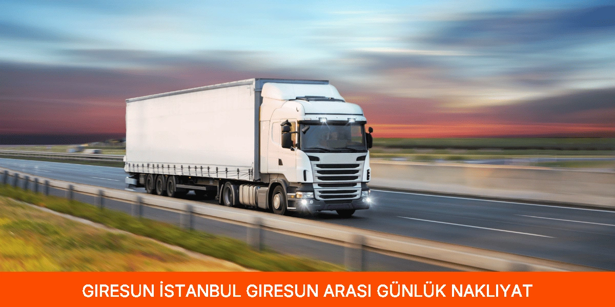 İstanbul Giresun Arası Günlük Nakliyat
